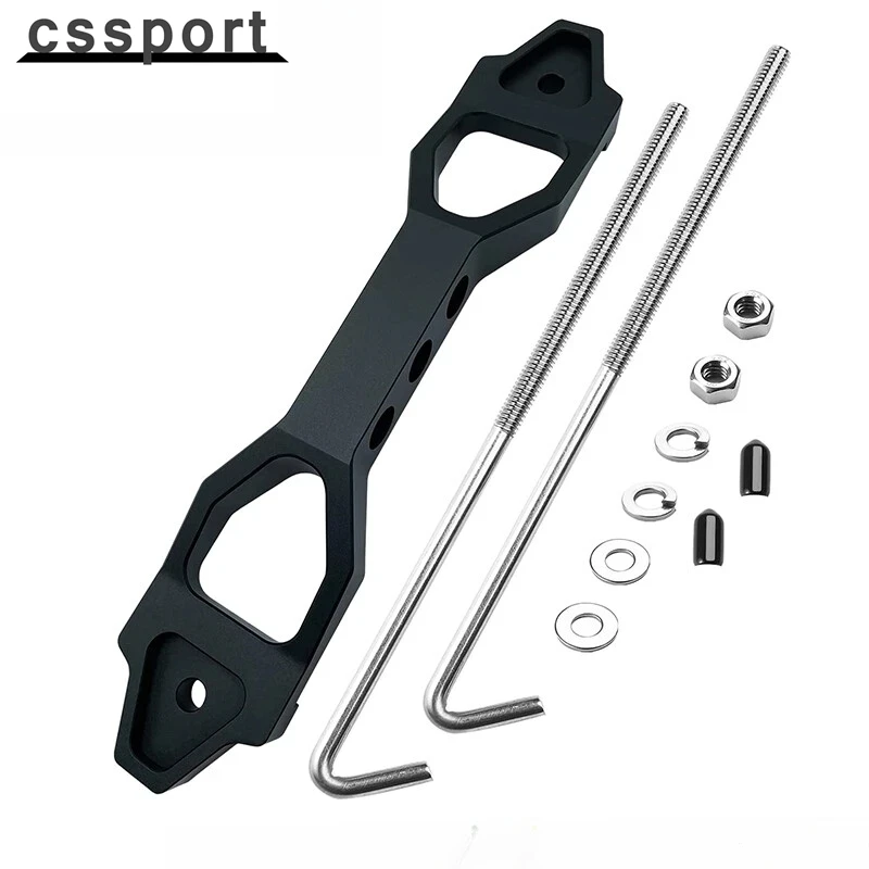 

Car Battery Tie Down Bracket With Stainless Steel J bolts Hold Down Sets Sliver