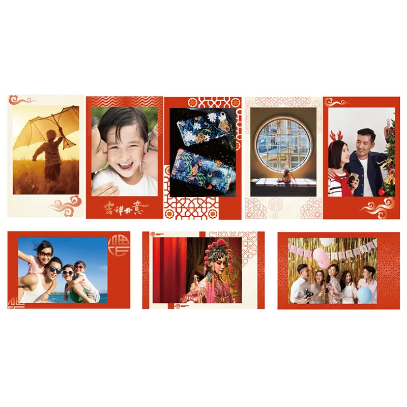 فيلم Fujifilm Instax Mini النسخة الصينية، 10-50 ورقة، لكاميرا Fujifilm Instant Mini 12 و11 و9 و8 و7s وطابعة SP-1/2 - 3