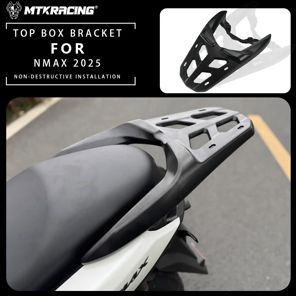 

Motorcycle Rear Luggage Rack FOR YAMAHA NMAX 2025 Top Box Cargo Holder Toolbox Shelf Bracket nmax