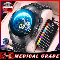 For Huawei Health Tracker Smart Watch Men Laser Treatment Three High Blood Glucose Blood Fat Uric Acid ECG Bluetooth Call Watch