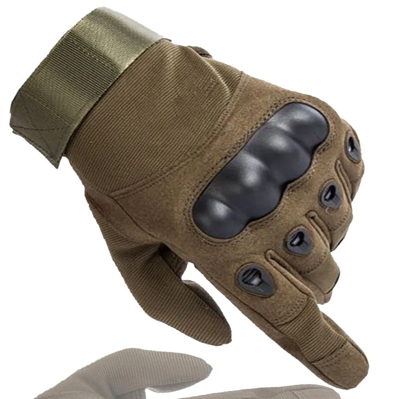 Guanti da uomo con dita intere guanti tattici motociclista Paintball Shooting Airsoft Combat Driving guanti da ciclismo da caccia