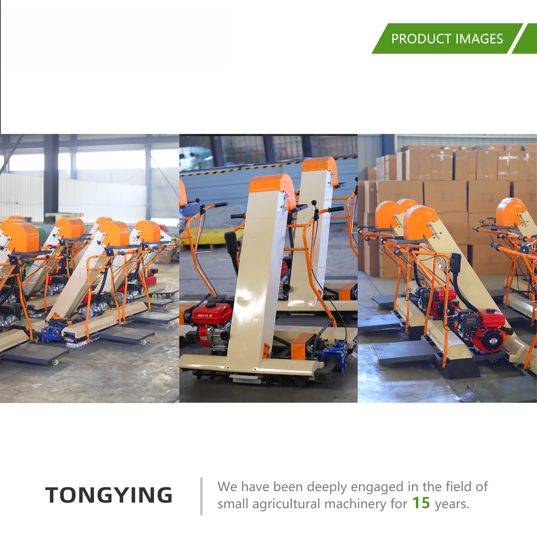 Portable hand-held grain suction machine for filling agricultural tools in bags of corn, wheat and rice