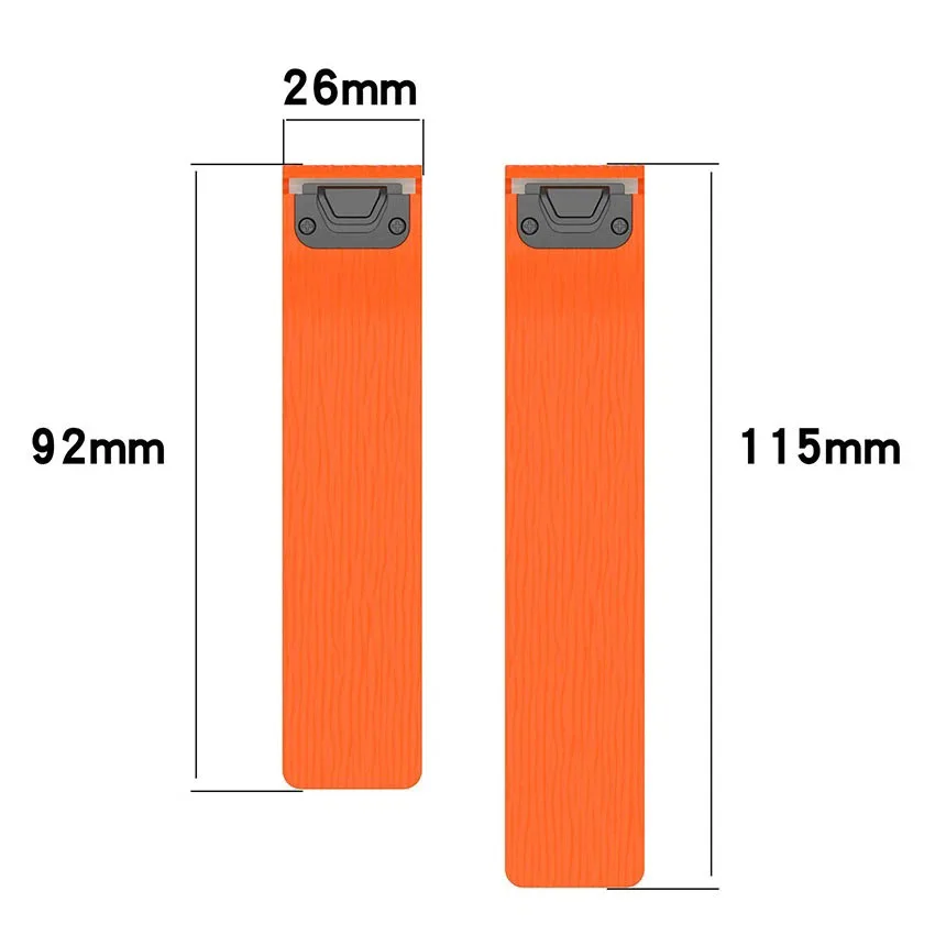 26MM Quick Fit Magnetic Silicone Strap for Amazfit T-rex Ultra 2 Sport Watch Band for Garmin Watch Fenix 8/8Pro 51mm Tactix 7/8 view 3