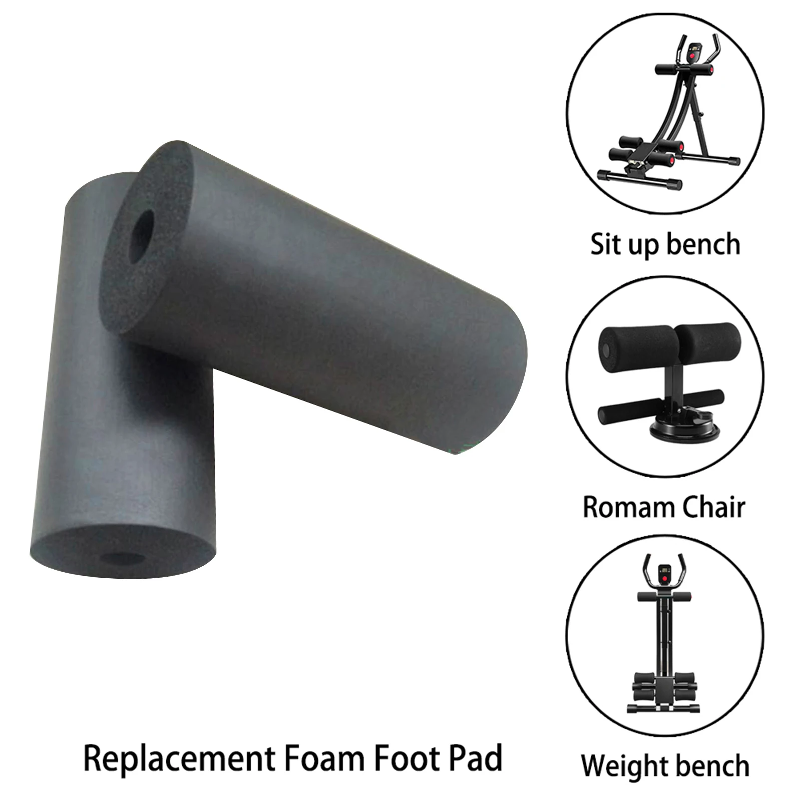 Pad Roller Foot Foam Pads 2pcs Brand New Foam High Quality For Leg Extension For Weight Bench Foot Foam Pad Roller