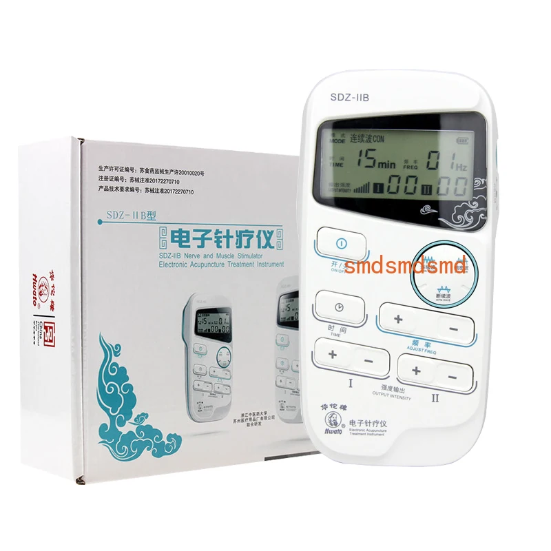 

SDZ-IIB Handheld Electroacupuncture Stimulator Electro Acupuncture Treatment Instrument 2 Channel Muscle Nerve Stimulator NEW