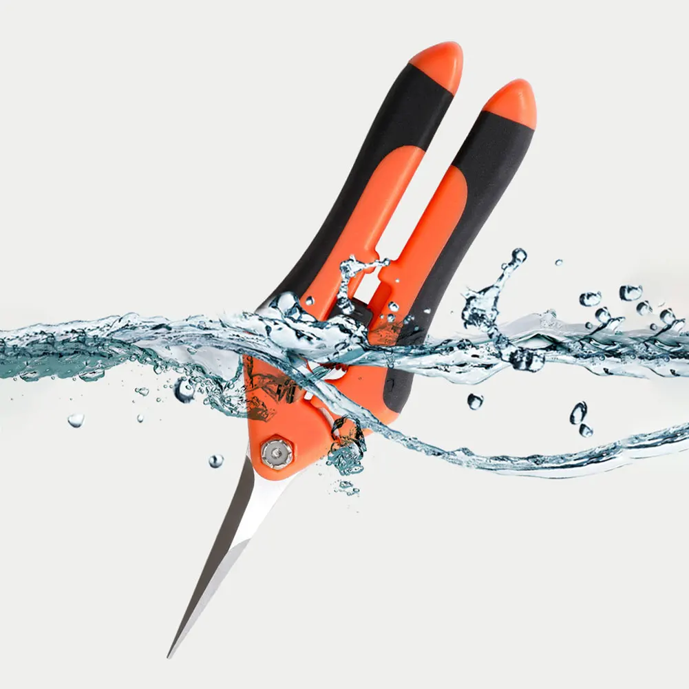 

Gardening Scissors Hand Pruner Shear 6.5 Inch Bonsai Clippers Stainless Steel Blades Multifunction Gardening Supplies