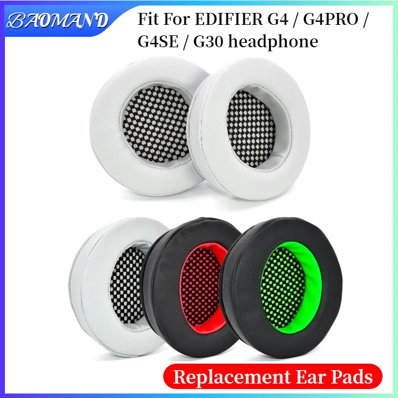

Ear Pads For EDIFIER G4 / G4PRO / G4SE / G30 Headphones Replacement Soft Foam Cushion Sponge Pad Leather Earmuffs