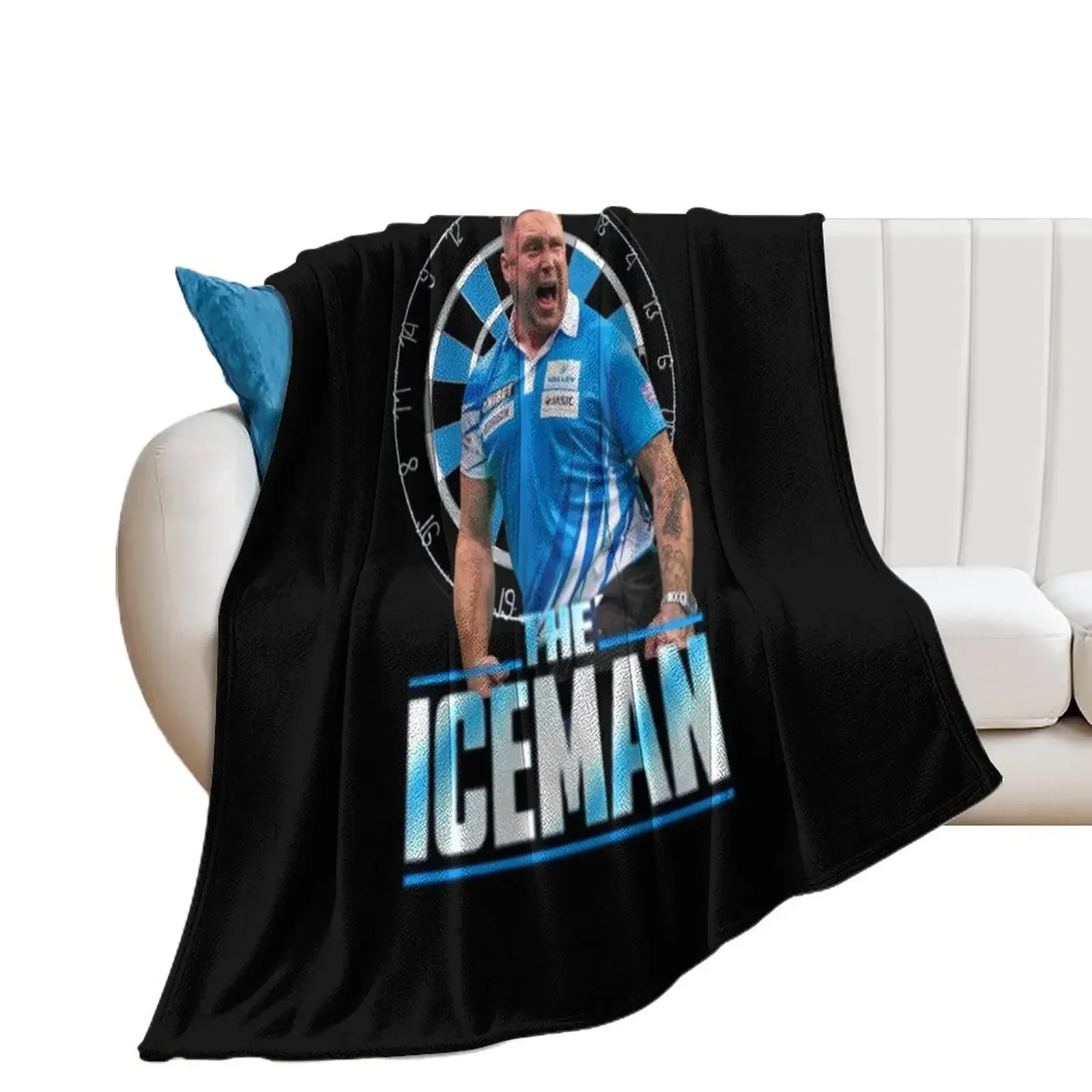 Gerwyn price Darts -Wales The Iceman Darts PDC 2022- the ice man Gerwyn price Throw Blanket Shaggy Decorative Sofa Blankets