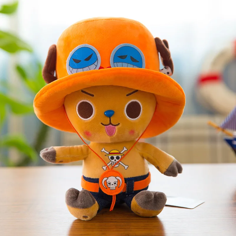 ONE PIECE Original Plush Toy Tony Tony Chopper Luffy Sabo Ace Sanji Stuffed Dolls 20-25CM The Straw Hat Pirates Souvenir Gift - view 2
