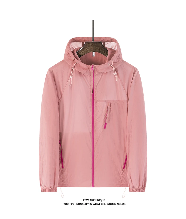 LNGXO Sommer-Windjacke für Herren und Damen, leichte Sonnenschutzjacke, Unisex, Camping, Klettern, Wandern, Outdoor, wasserdichter Mantel – Detail 32