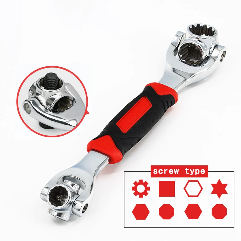 52 In 1 Socket Wrench Set Multifunctional Universal 360 Degree Rotation Torque Bicycle Auto Mechanic Hand Tools