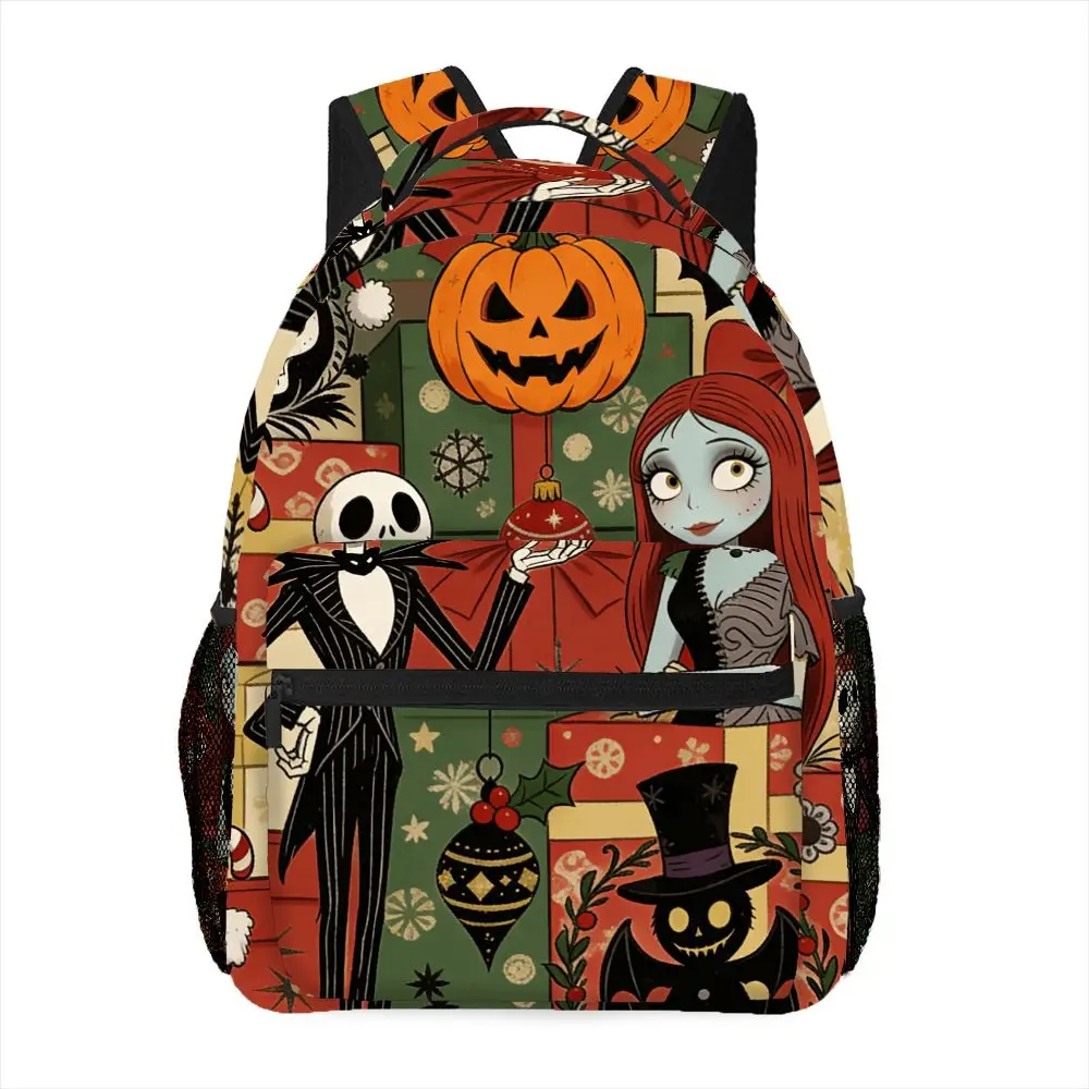 

Кошмар перед Рождеством, модный рюкзак с мультяшным принтом, 1 шт., повседневная сумка для путешествий, подходит для отдыха и путешествий, двойная сумка на плечо