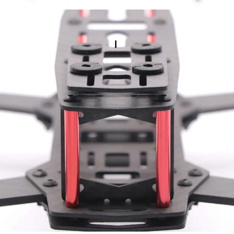 QAV250 Carbon Fiber Frame 4-Axis Mini RC Muticopter FPV Quadcopter Drone Frame Unassembled Frame Black Carbon Fiber