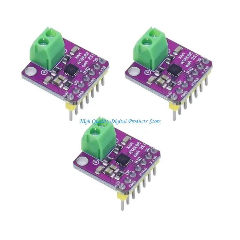 

U2JE 3Pieces MAX98357 Digital Sound Amplifiers Module Supports High Fidelitys Sound