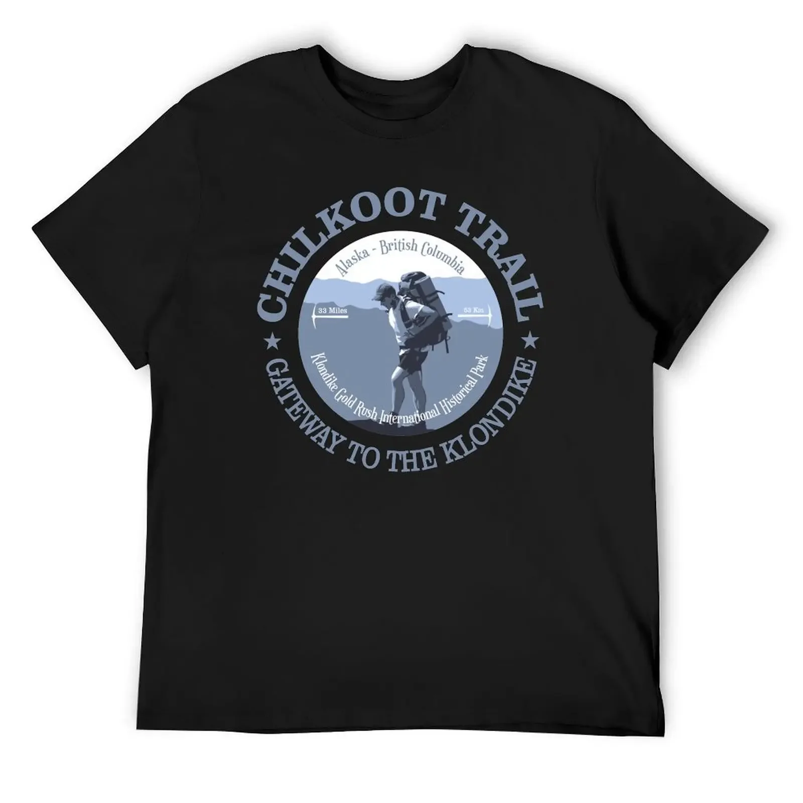 

Футболка Chilkoot Trail (BG) аниме вещи аниме одежда дешевые вещи рубашка Croswit мужские простые белые футболки мужские