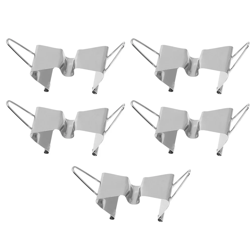 

5 Pcs Canvas Clip Carrier Painting Clips Artist Clamps Metal Frame Separating Oil Wet Supplies Stainless Steel Holder Single