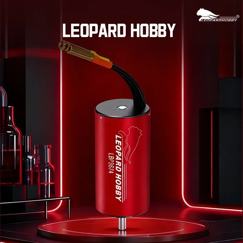 LEOPARD LBP3674 Brushless Inrunner Motor, 1700KV 1900KV 2200KV Sensorless for 1/10 RC Car Racing, High Speed 4-Pole
