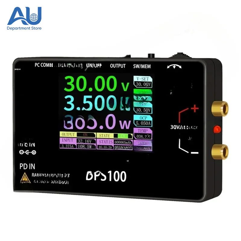 DPS100 Adjustable Voltage Regulator 30V 5A 100W Pocket Size Bench Switching Programmable Voltage Regulator Power Supply