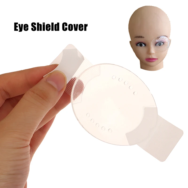 

Самоклеящаяся прозрачная пластиковая защитная маска для ухода за глазами с 10-отверстиями после офтальмологической хирургии, предотвращение столкновений, защита глаз