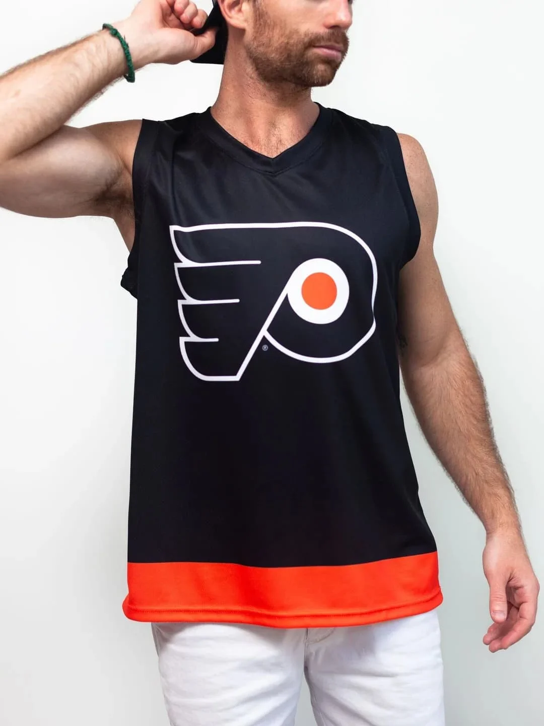 Summer Hot Selling Family Matching Canadian Team Sleeveless Ice Hockey Suit Red Blue White V-neck Quick Drying Training Vest 26