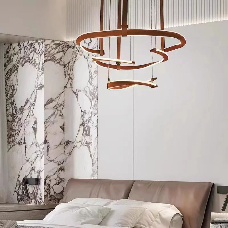 

Nordic Simple Led Pendant Lights for Living Dining Room Food Tables Kitchen Bedroom Chandelier Home Decor Hanging Light Fixture
