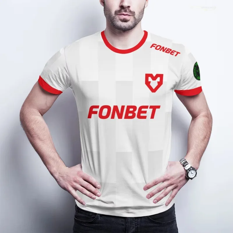 

MOUZ Esports Team Uniform CS2 Professional League Club Мужская и женская модная молодежная дышащая футболка