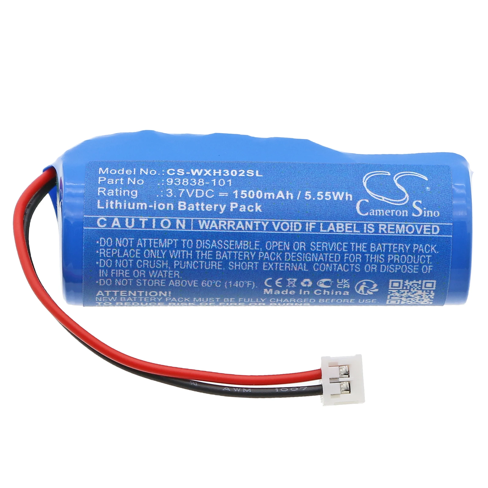 CS Replacement Battery for Wahl Detailer Cordless Trimmer PN:3024976,93838-101 1500mAh / 5.55Wh