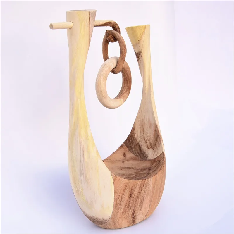 Handmade Home Bed and Breakfast Hotel Log Walnut Desktop Decoration Ornament Crafts
