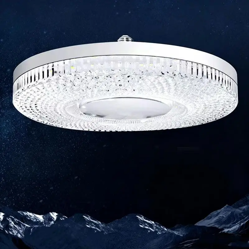 30-120W Modern Thin Crystal Ceiling Light Round Ceiling Home Lamp Cool White Suitable For Balcony Kitchen Bedroom Light-New