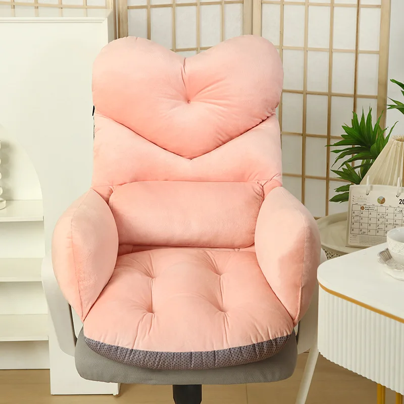 Cute Pillow Office Lumbar Support Cushion Sitting Back Cushion Integrated Seat Cushion with Lumbar Support Pad Thickened