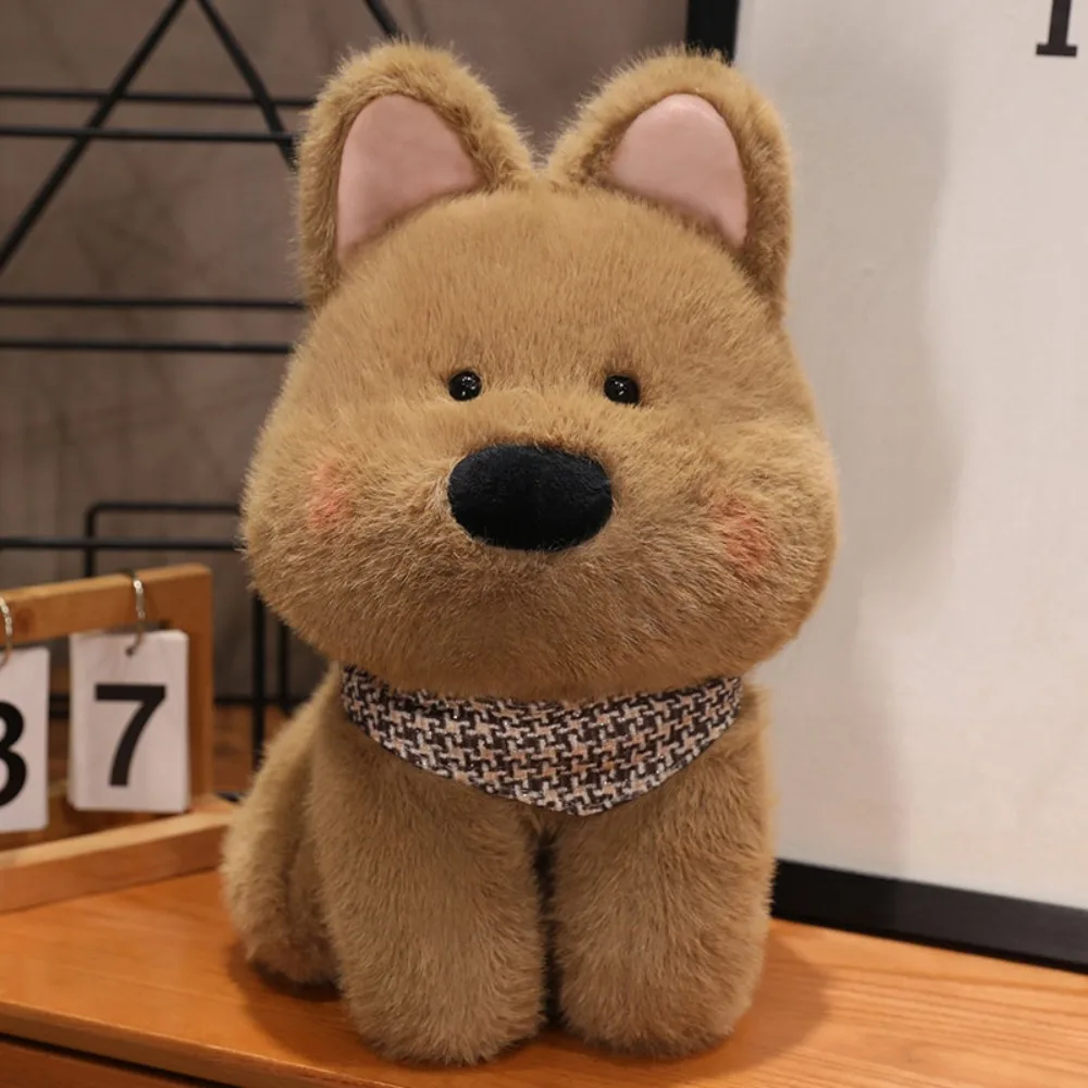 

Stuffed Animal Stuffed Animal Simulation Dog Big Ear Cartoon Cartoon Cute Dog Fluffy Soft Stuffed Scarf Puppy Dog Boys Girls
