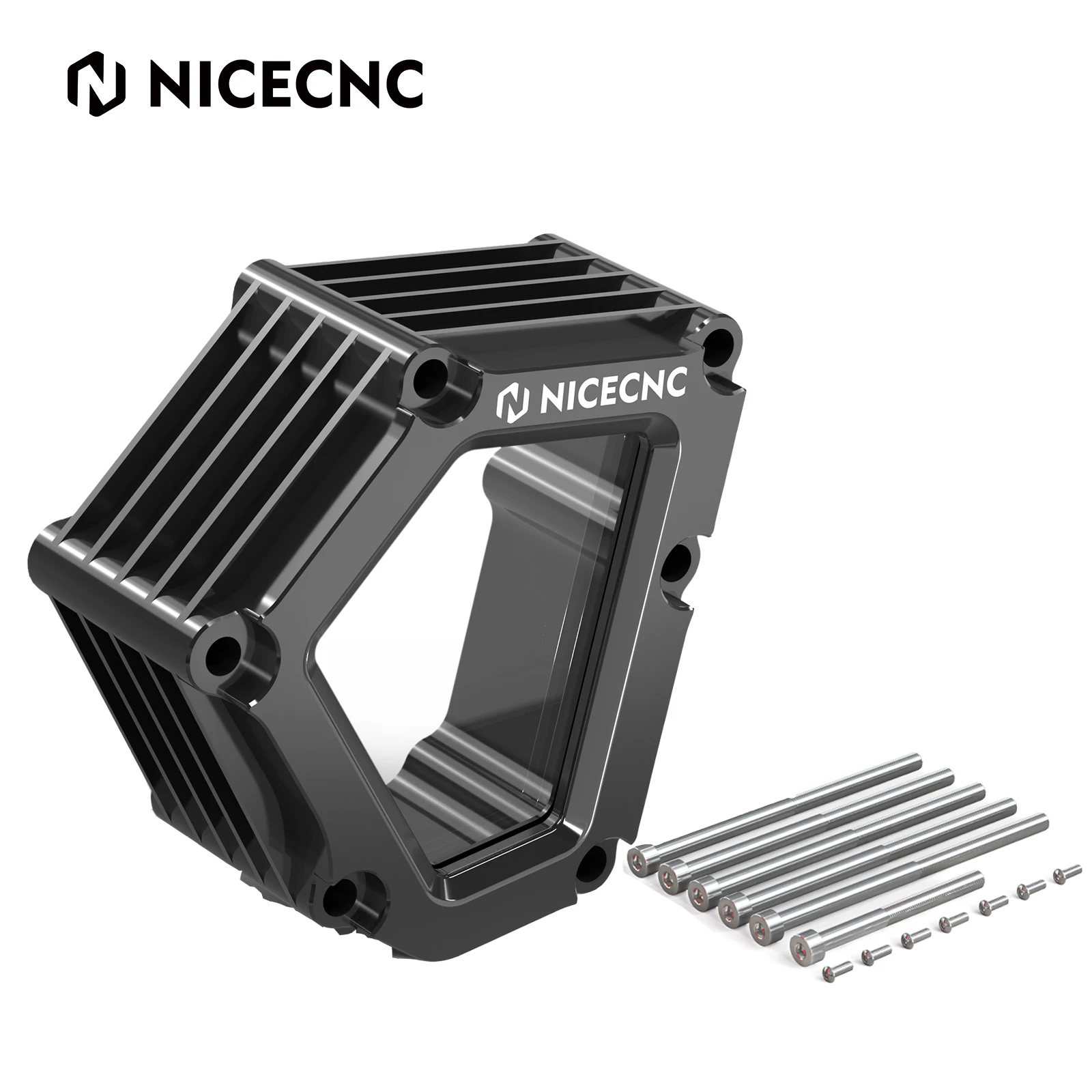 NICECNC YFZ450R крышка картера для квадроцикла Yamaha YFZ 450R YFZ450RSE 2009-2023 2022 2021, алюминиевые прозрачные аксессуары NICECNC YFZ450R крышка картера для квадроцикла Yamaha YFZ 450R YFZ450RSE 2009-2023 2022 2021, алюминиевые прозрачные аксессуары