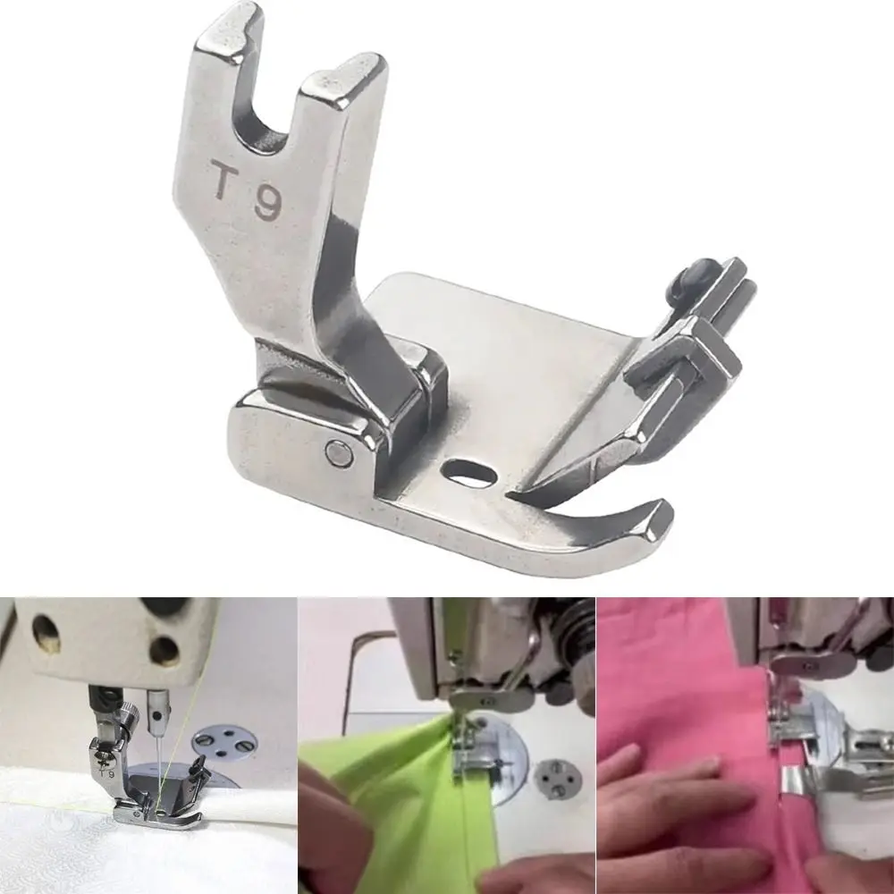 Sewing Machine Part Adjustable Presser Foot Multifunctional T 9 Embedded Line Flat Car Moving Edge Flat Car