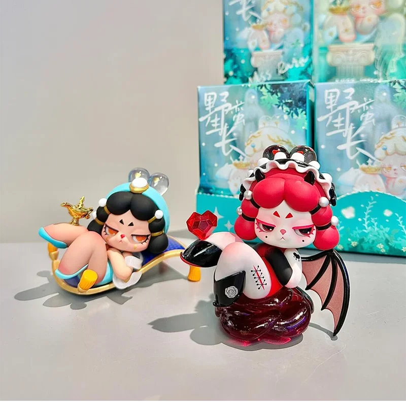 Miss Rara Wild Growth Blind Box Dodo Cute Toy Action Figure Joker Angel Girl Birthday Doll Tabletop Collect Secret Surprise Gift