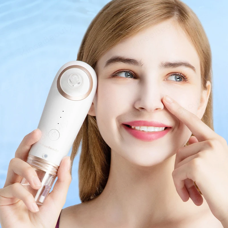Nettoyant électrique pour la peau, eau, oxygène, aspirateur, pores du visage, soins de la peau, points noirs, élimine l'aspiration, outil de nettoyage en profondeur, Rechargeable par USB