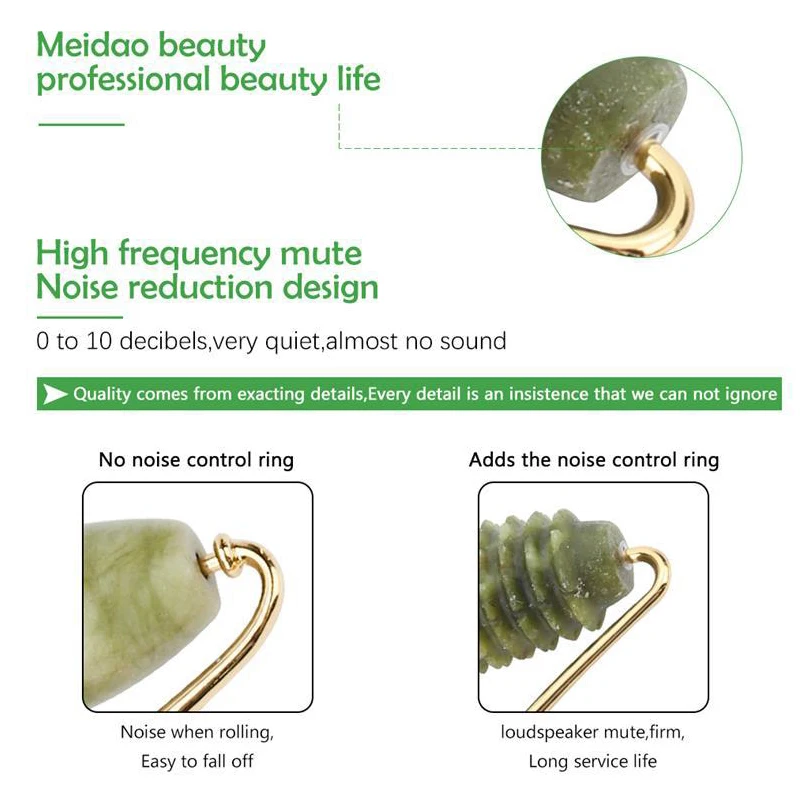 اليشم العلاج الطبيعي كشط تدليك الأسطوانة ، مدلك الوجه الطبيعي ، مجموعة كشط الوجه ، غوا شا #3