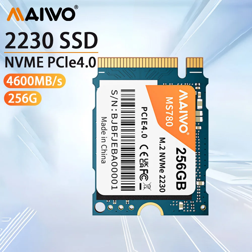 maiwo-m2-2230-ssd-256gb-nvme-pcie-40x4-gen4-internal-disk-up-to-4600mb-s-nvme-ssd-internal-solid-state-drive-for-pc-laptop