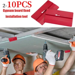 2-10P Drywall Fitting Tool Plasterboard Fixing Tool Room Ceiling Sloped Wall Decoration Carpenter Tool Ceiling Positioning Plate