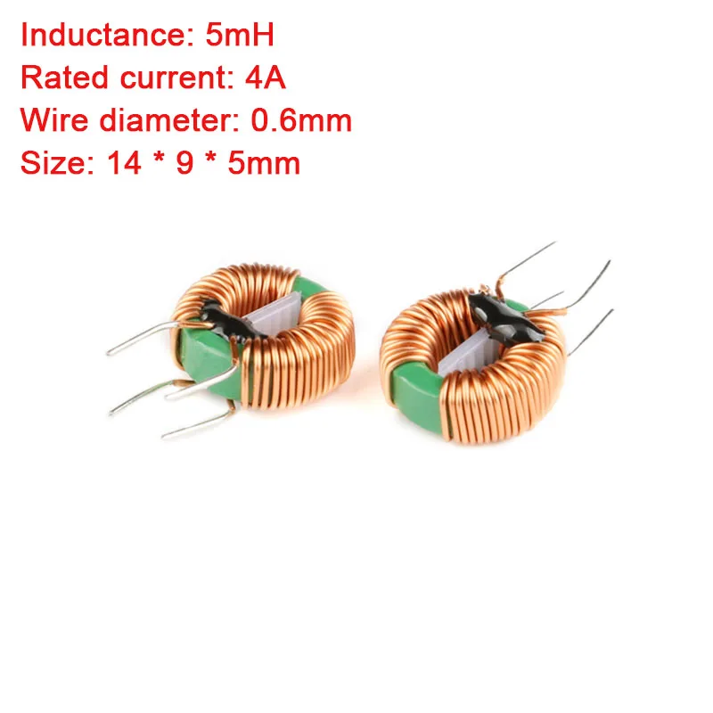 2pcs/1p Filter Inductor 22*14*8 2MH 0.1 Wire 14*9*5mm 10MH 2MH 5MH Common Mode Choke Inductor 4*15mm 3.3UH R Rod Inductance Coil