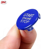 ABS Car Engine Start Stop Switch Button Cover Trim for Alfa Romeo Giulia Stelvio 2017-2019 Accessories