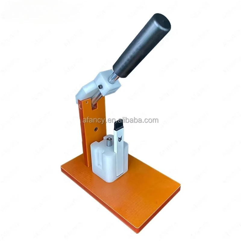 Manual Empty Controlled Cart Type Press Nozzle Capping Machine 2ml 3ml 5ml Chemical Application Gear Bearing Core Paper Cartons