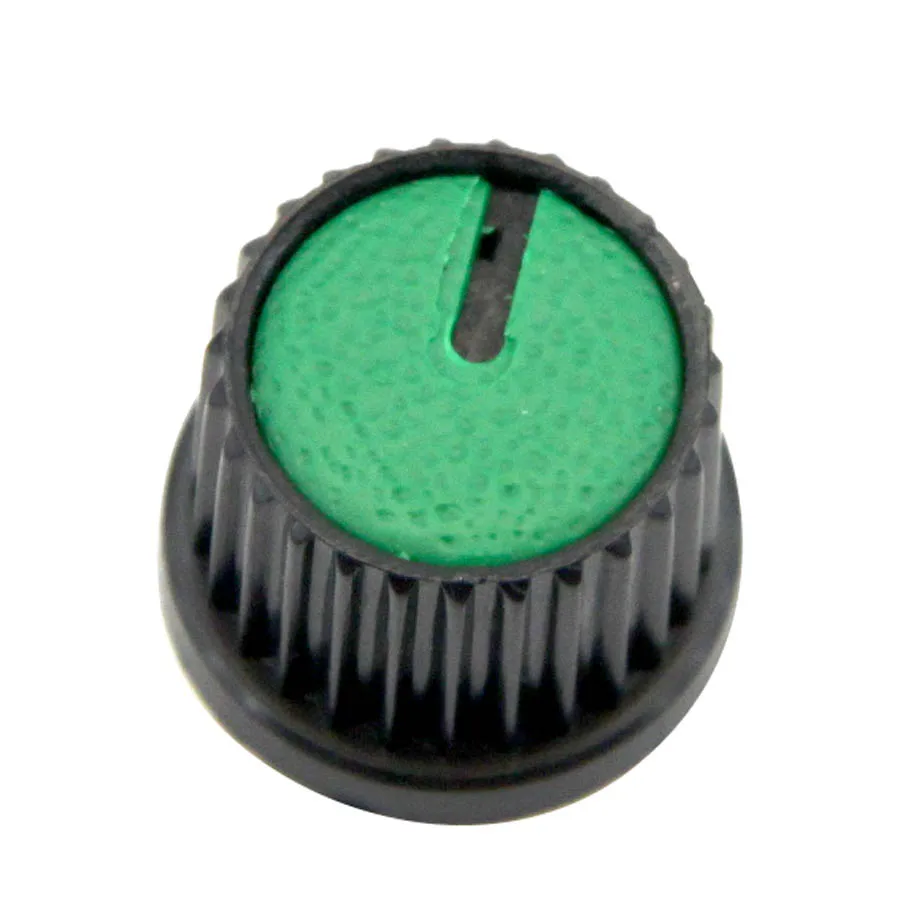 10x Ad209 Screw-Free Stem Round Knob Button-Green