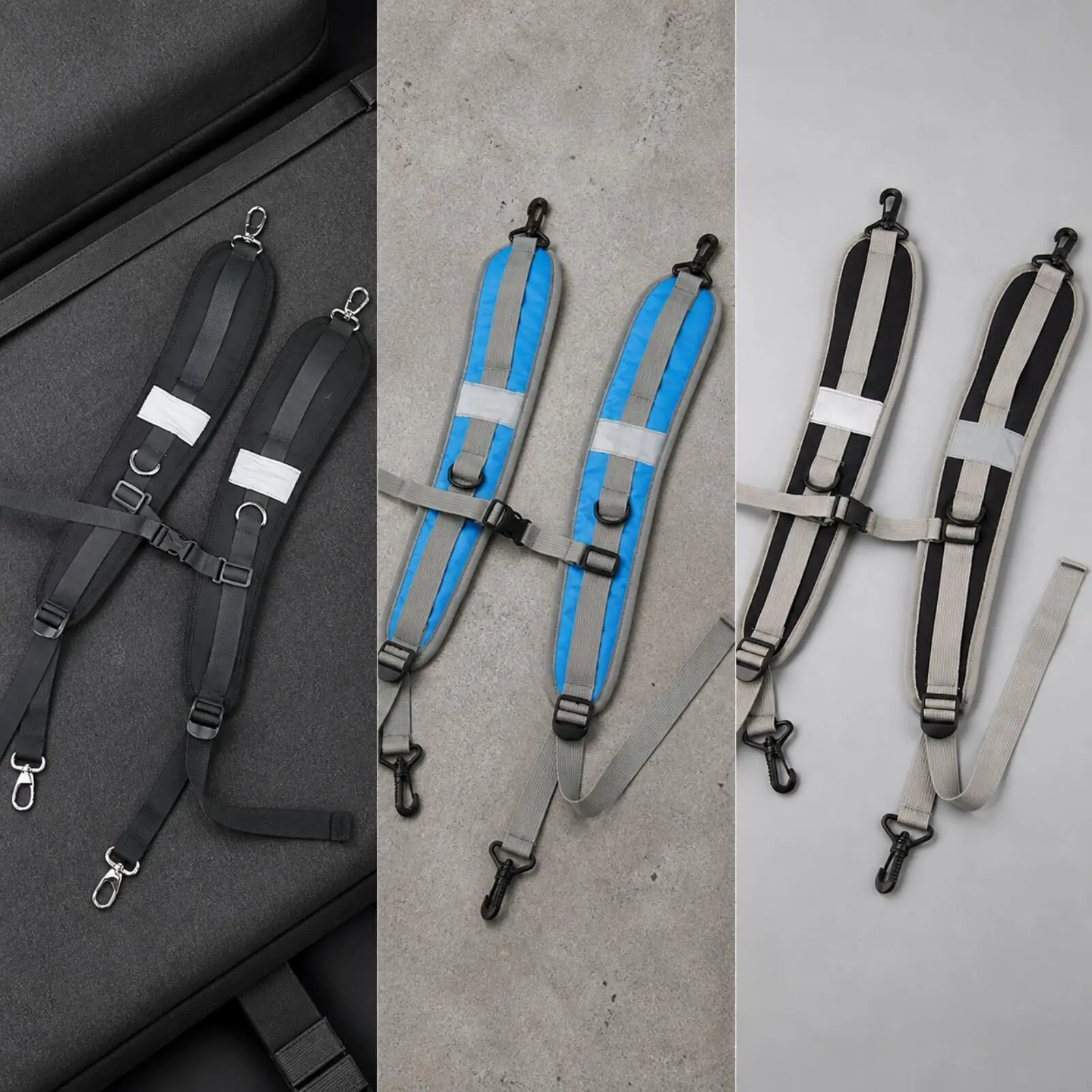 Padded Camera Strap for DSLR SLR Camera Bag Harness with Chest Clip for Outdoor Photography Hiking Gear