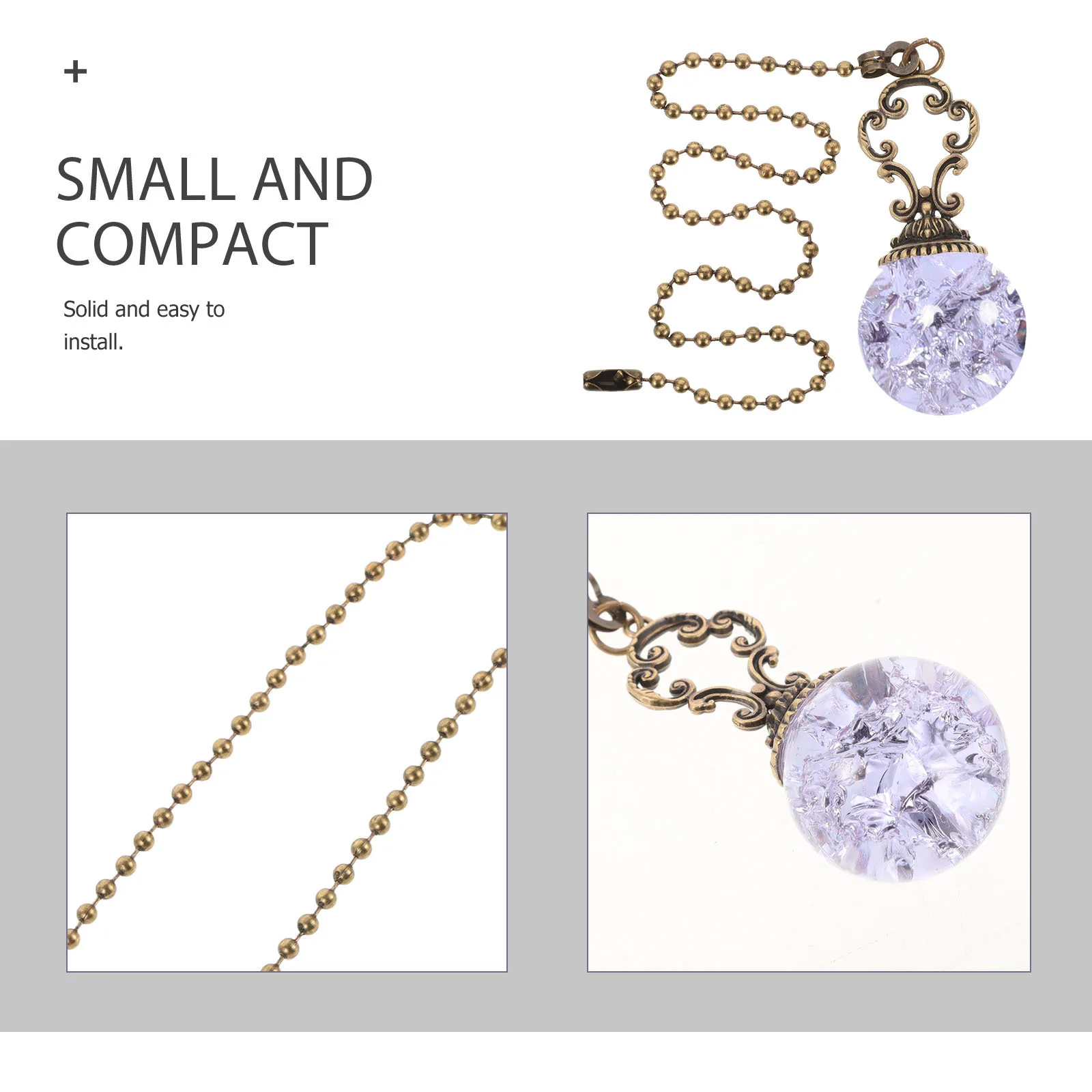 

Retro Oil Rubbed Bronze For Ceiling Fan Pull Chain Extension Decorative Lamp Accessories Light Pulls Bathroom Fan Pull