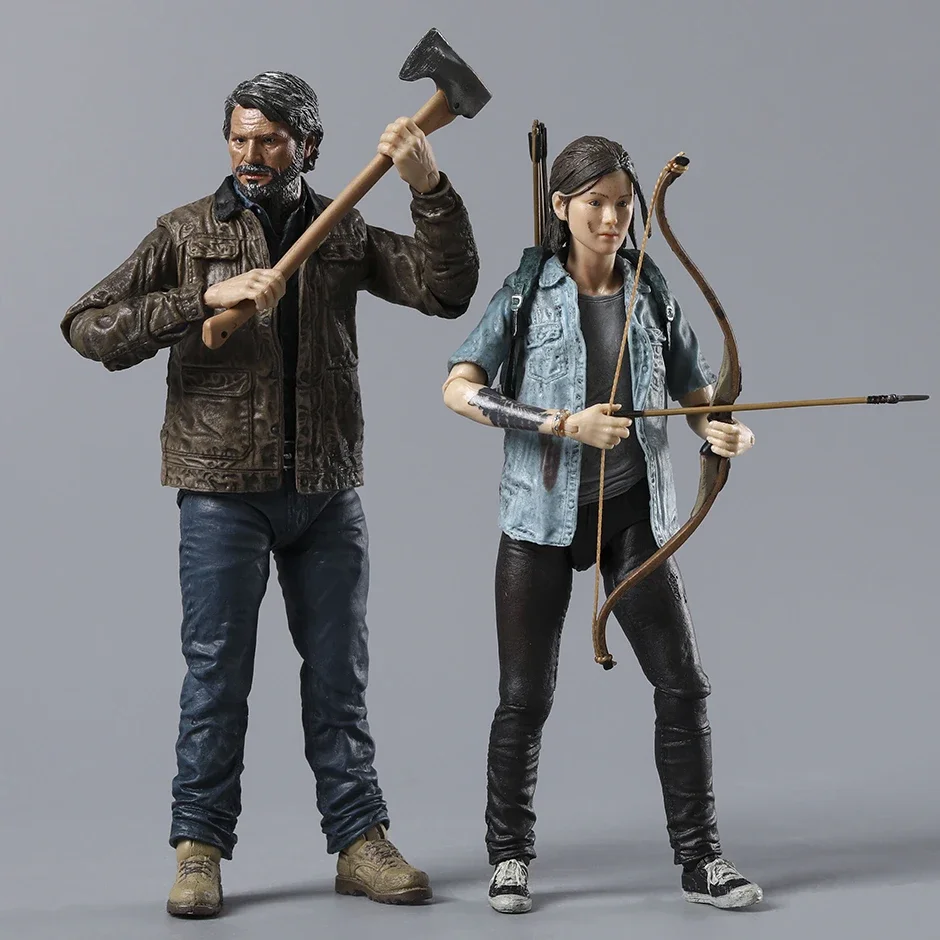 NECA The Last of Us Part II Ultimate Joel & Ellie Action Figure PVC Toys Collection Model Doll Set