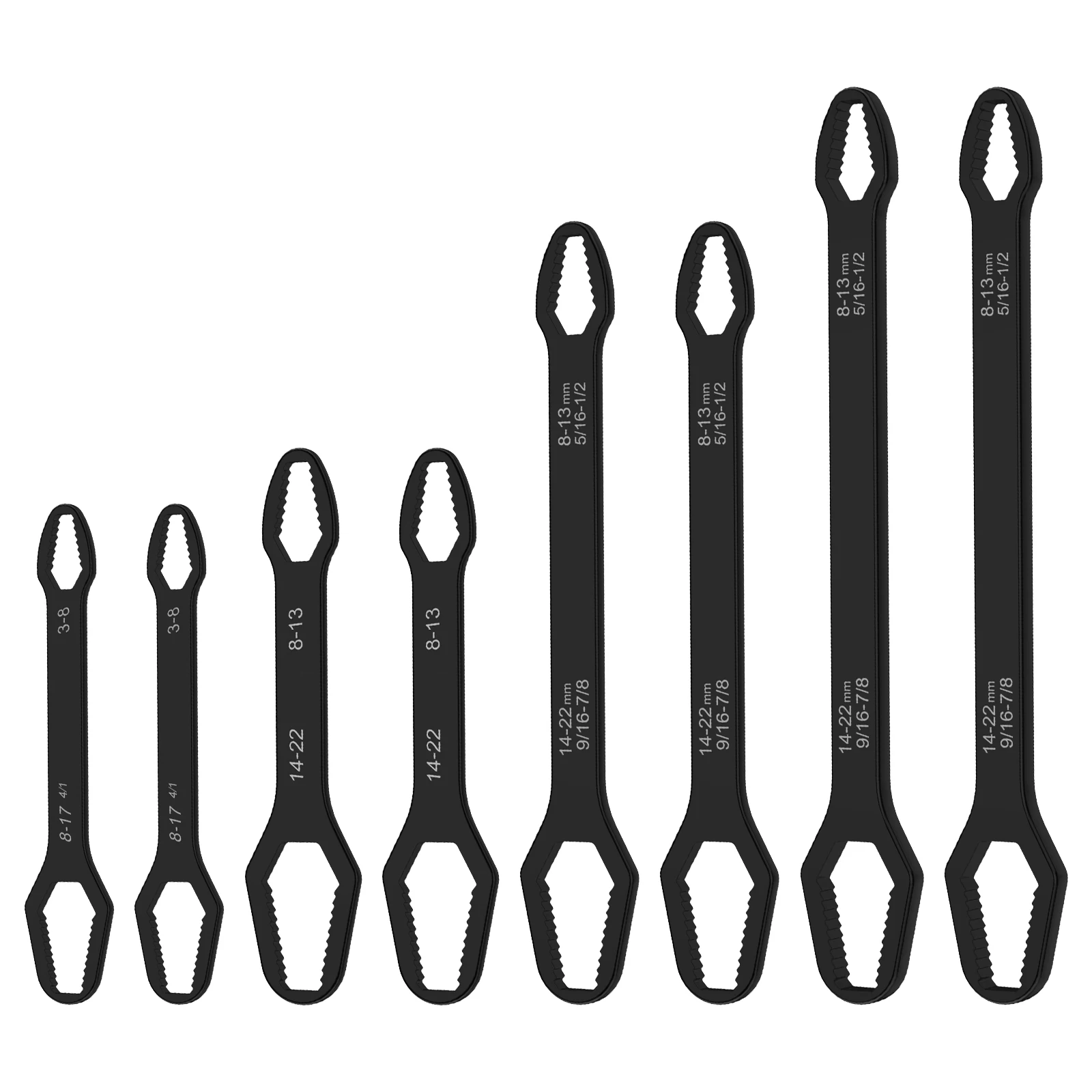 

8/4 шт. набор многофункциональных ключей с двойной головкой Torx, ручной самозатягивающийся торцевой инструмент, сверхмощный металлический ключ с трещоткой