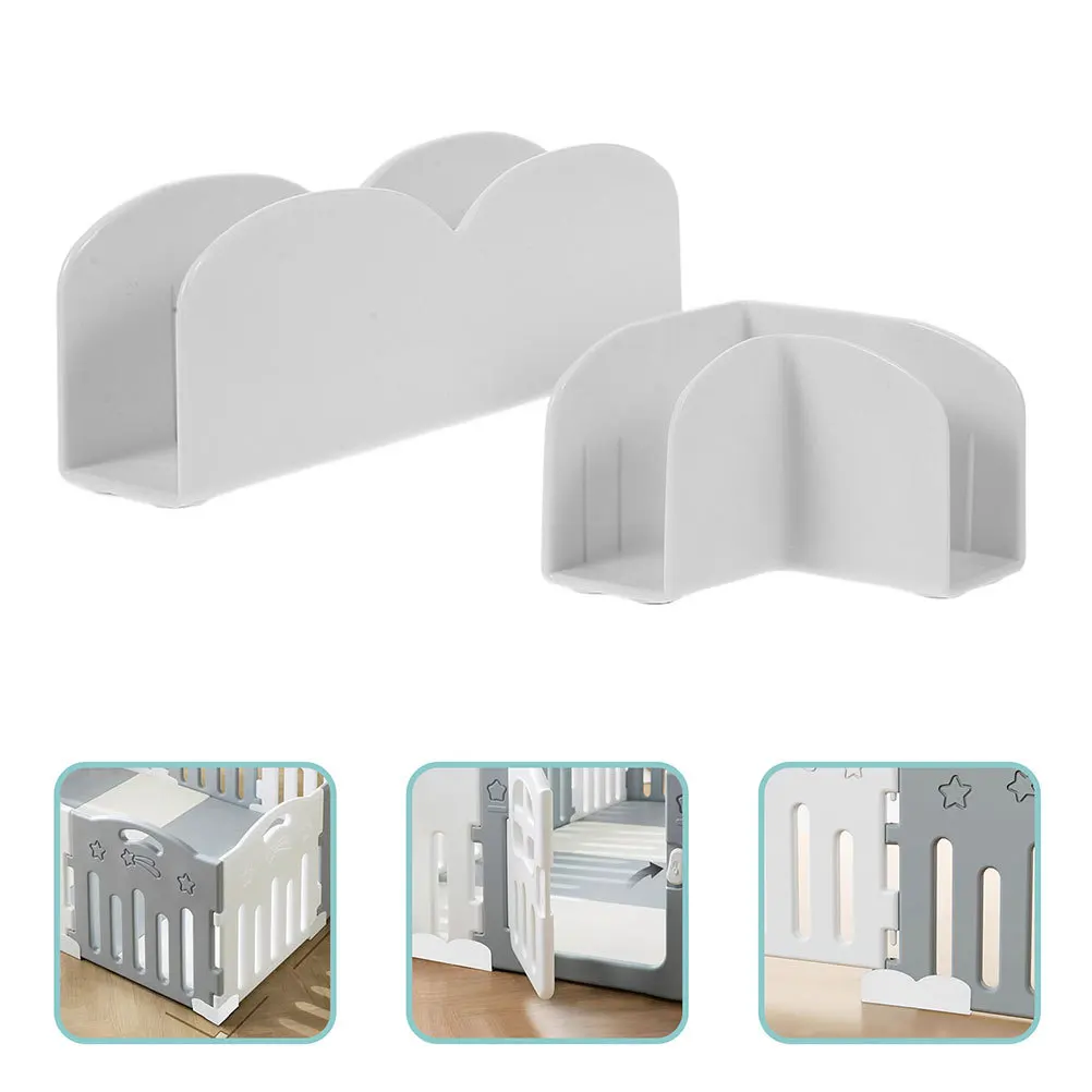 

4pcs Playpen Stabilizer Plastic Anti-Slip Base Safety Baffle Household Holder Stand Accessories For Home Use Baby Safety