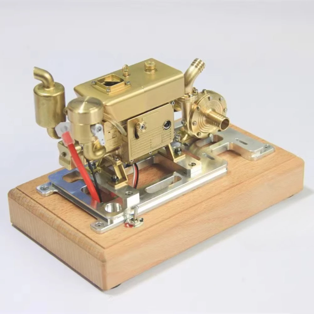 MUSA Zuiver Koper Dieselmotor Model Tractor Motor Vintage Model Speelgoed Modificatie Accessoires Irrigatie Machine Speelgoed