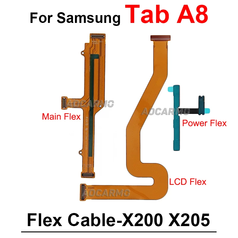 Power On /Off Flex For Samsung Galaxy Tab A8 105