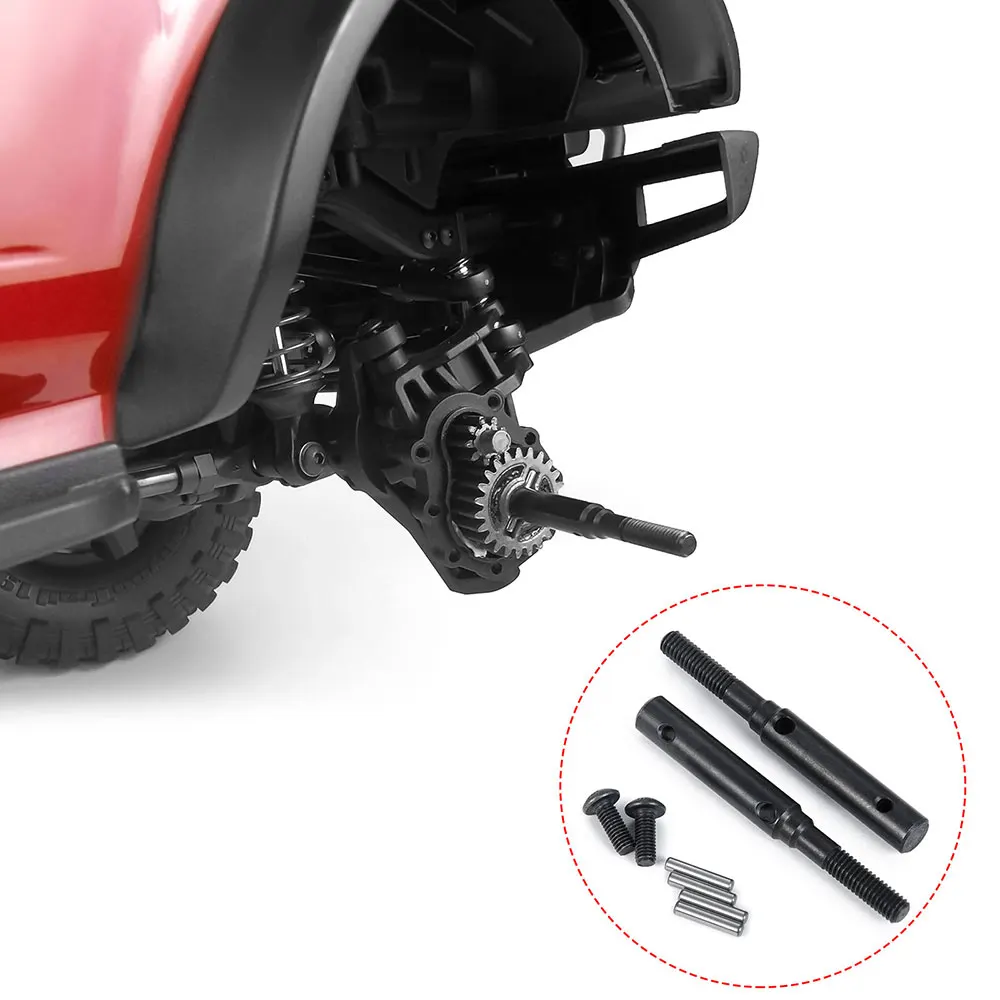 AXSPEED RC 자동차 전면 후면 포털 스터브 액슬 드라이브 샤프트 40/48mm TRX4 TRX-4 1/10 RC 크롤러 자동차 업그레이드 액세서리